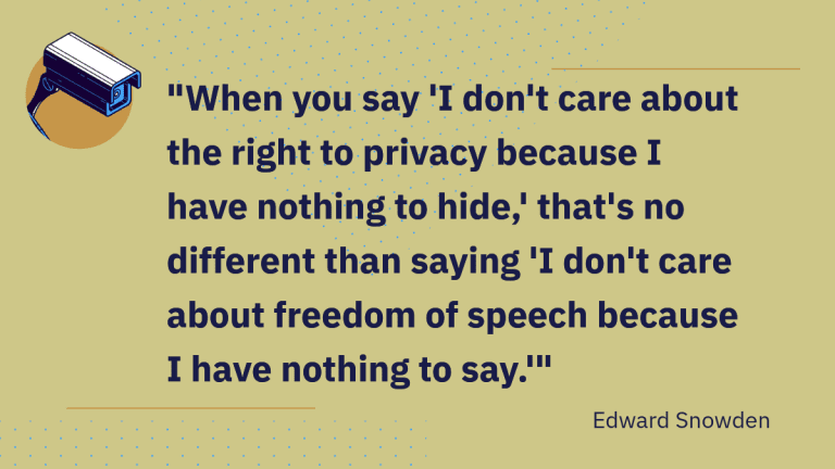 Right to Privacy: Who We Protect